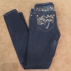 Sequined Miss Me jeans